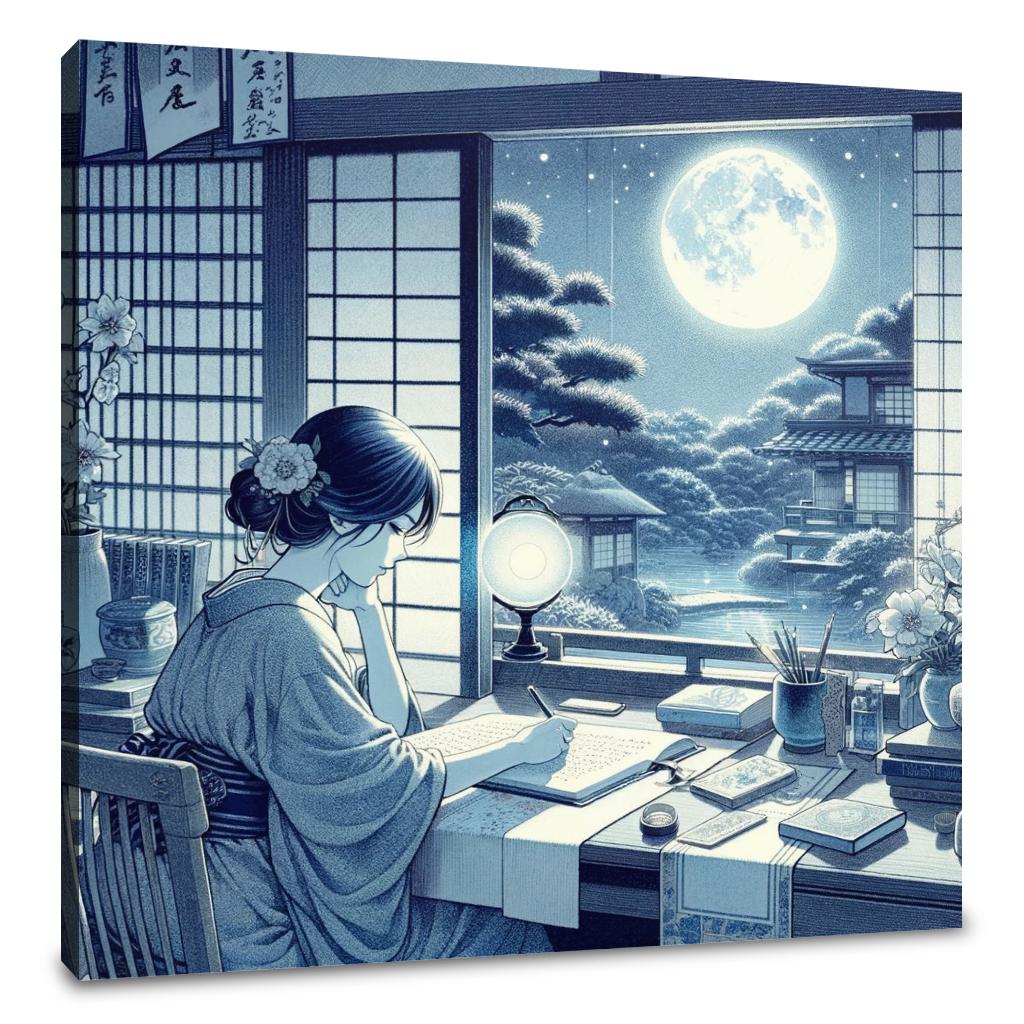Moonlit Memoir Canvas