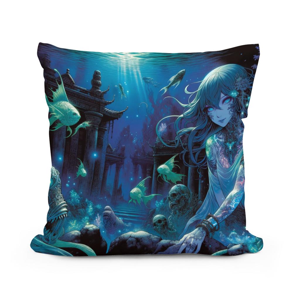 Abyssal Guardian Cotton Cushion