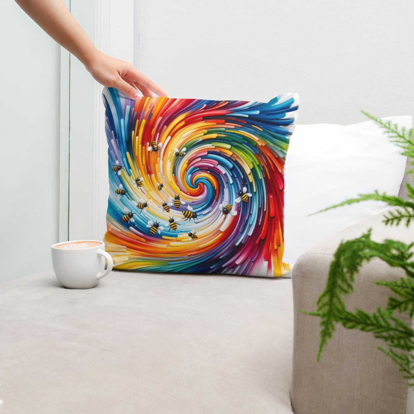 Bee Symphony Cotton Cushion
