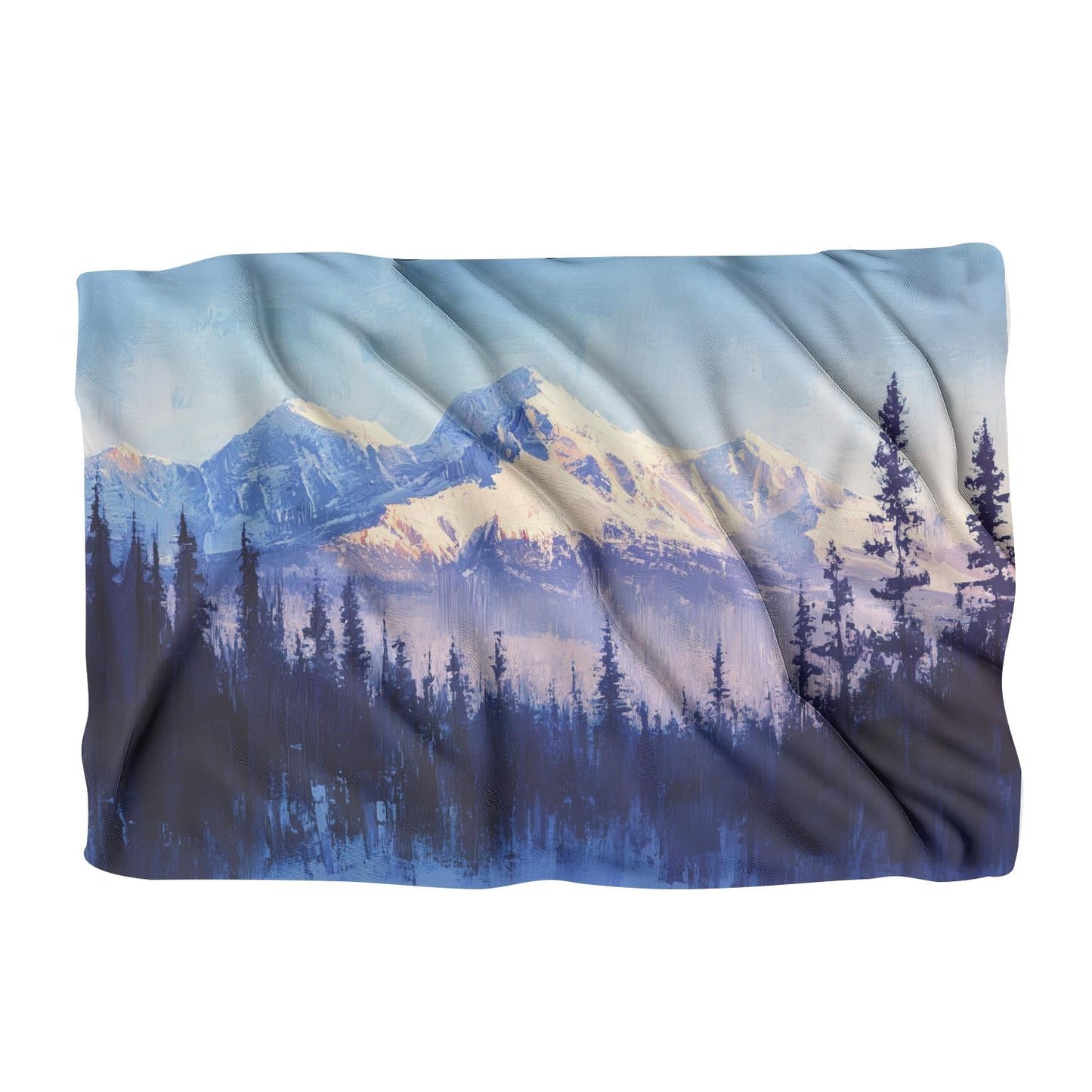 Enigmatic Alpine Serenity Blanket