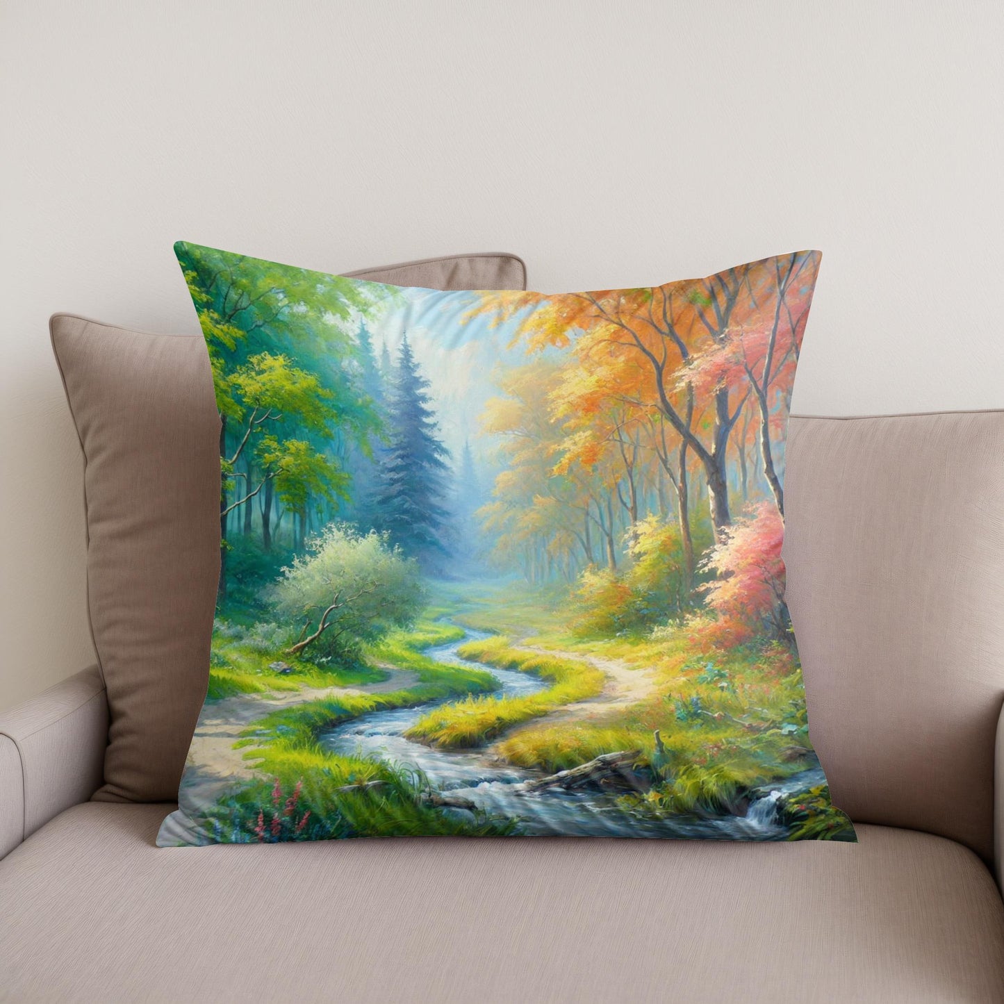 Seasonal Transition Cotton Cushion