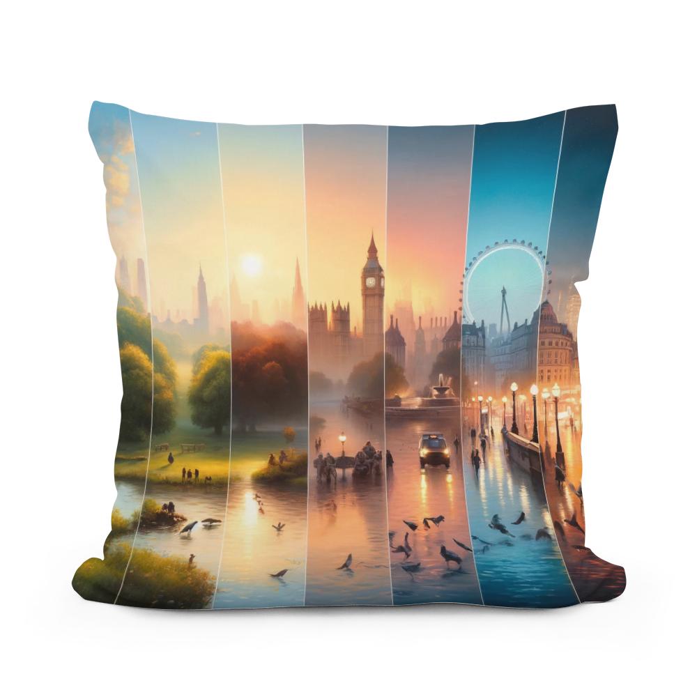 Destinations London Cotton Cushion
