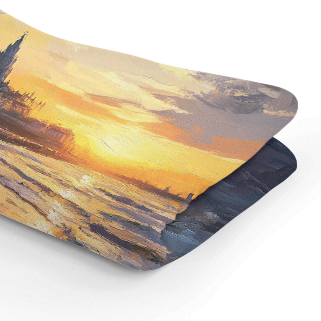 Nostalgic Aberdeen Sunset Blanket