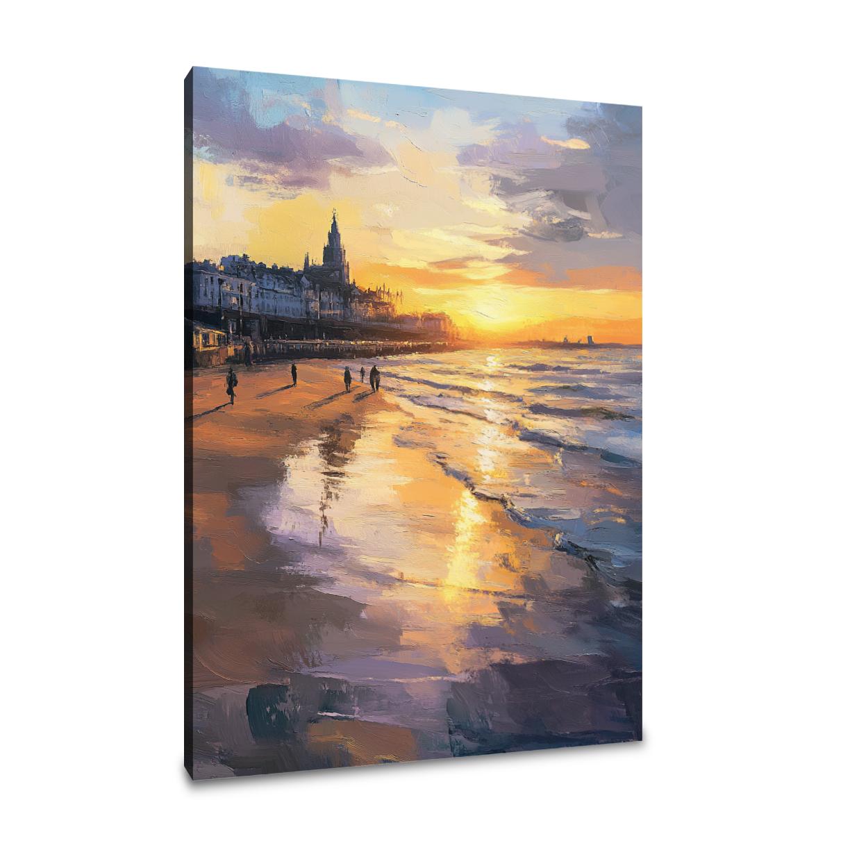 Nostalgic Aberdeen Sunset Canvas