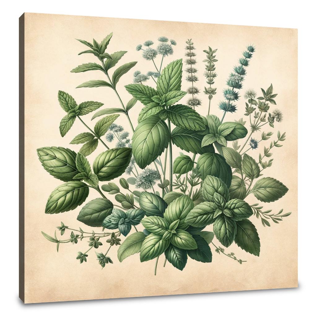 Herbal Harmony Canvas