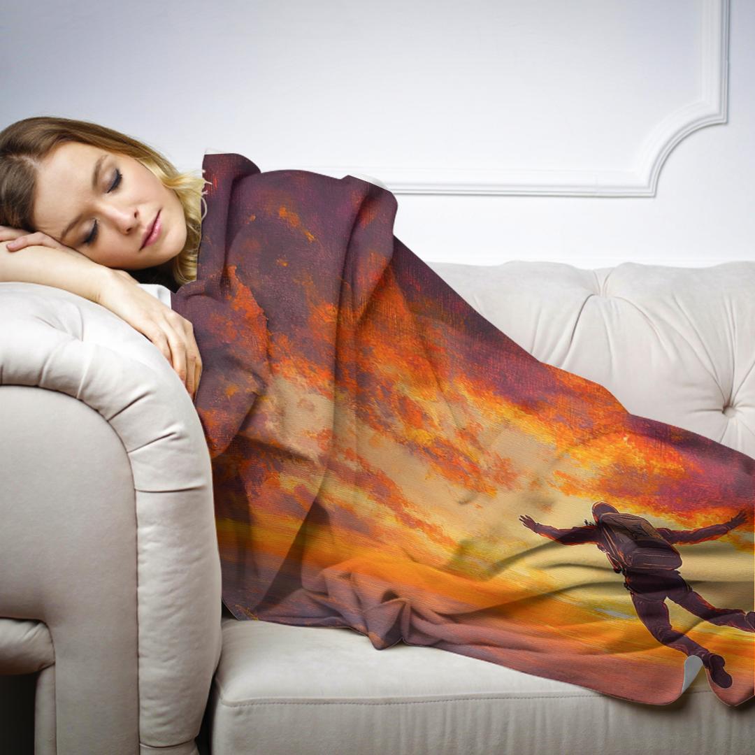 Skydiver’s Dawn Blanket