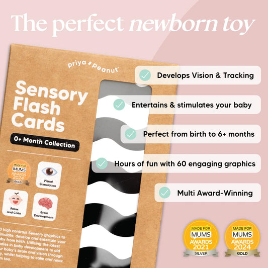 0+ Month Newborn Sensory Cards