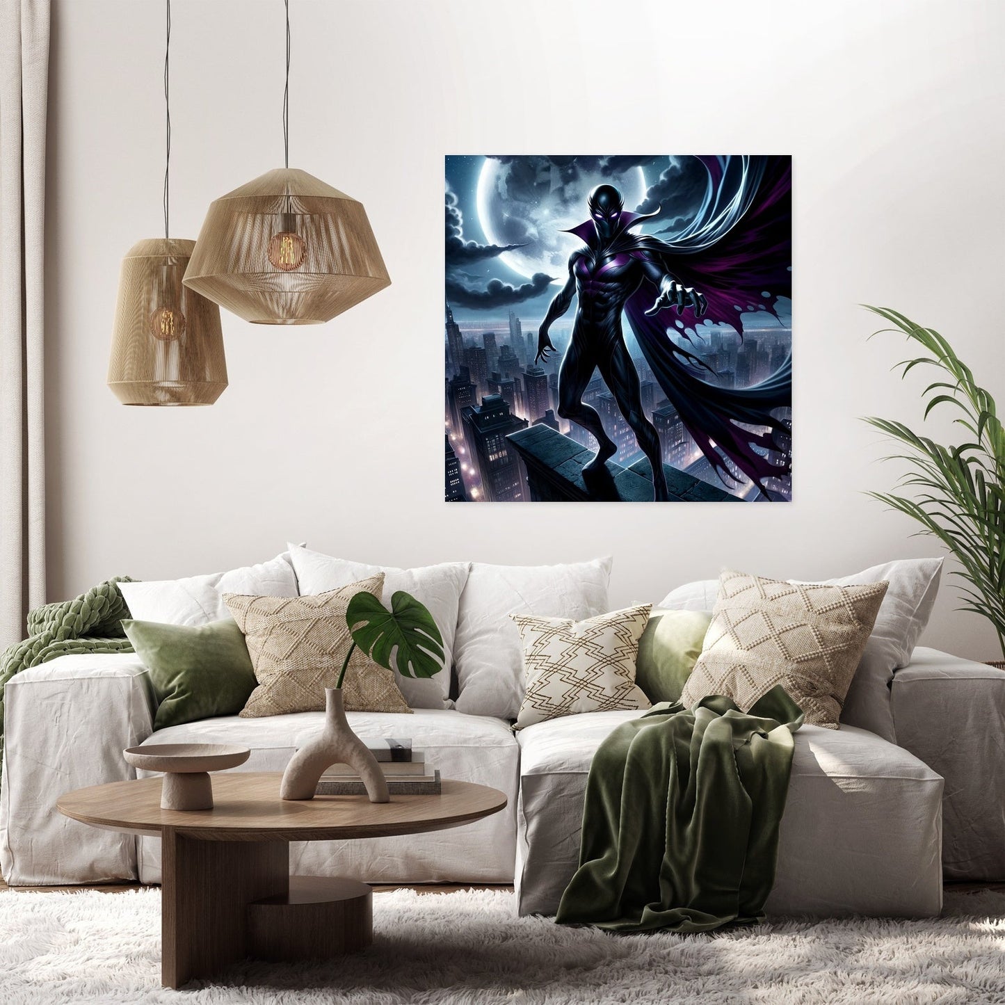 Shadow Vortex Canvas