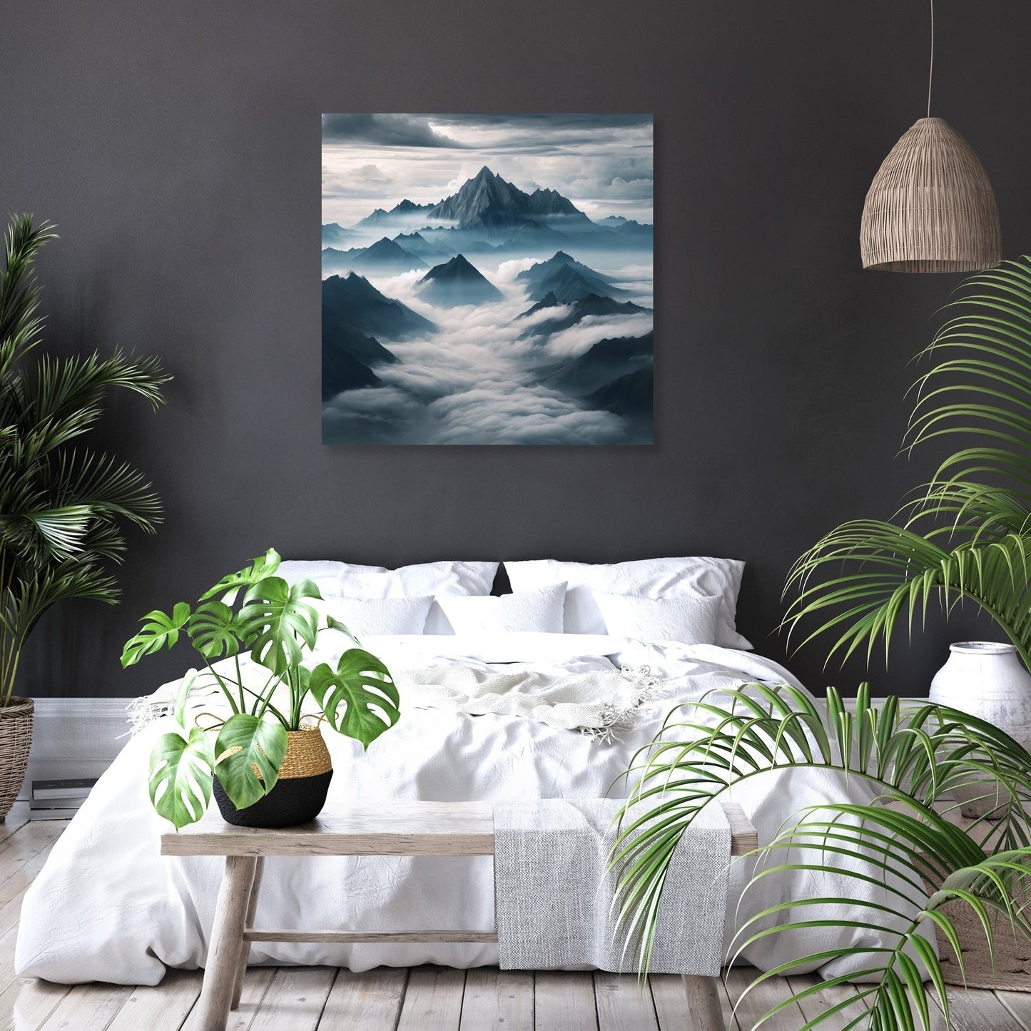 Misty Mountain Majesty Canvas