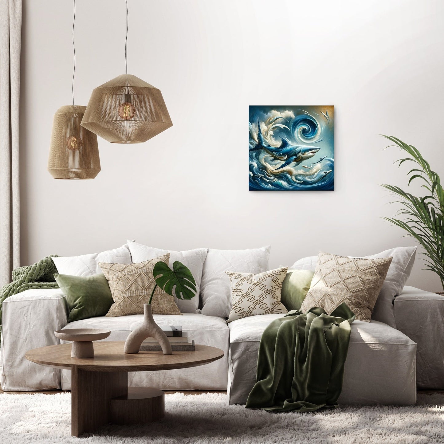 Ballet of the Sharks Canvas
