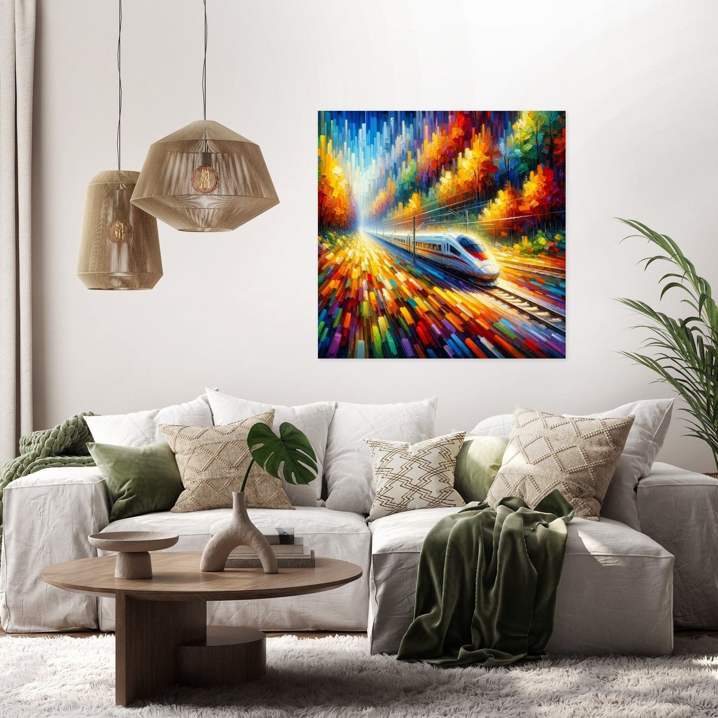 Autumn Express Canvas