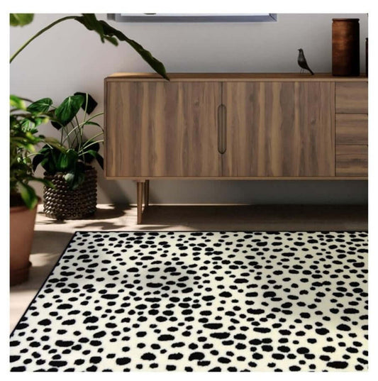 Maestro Dalmation Rug - Black & White