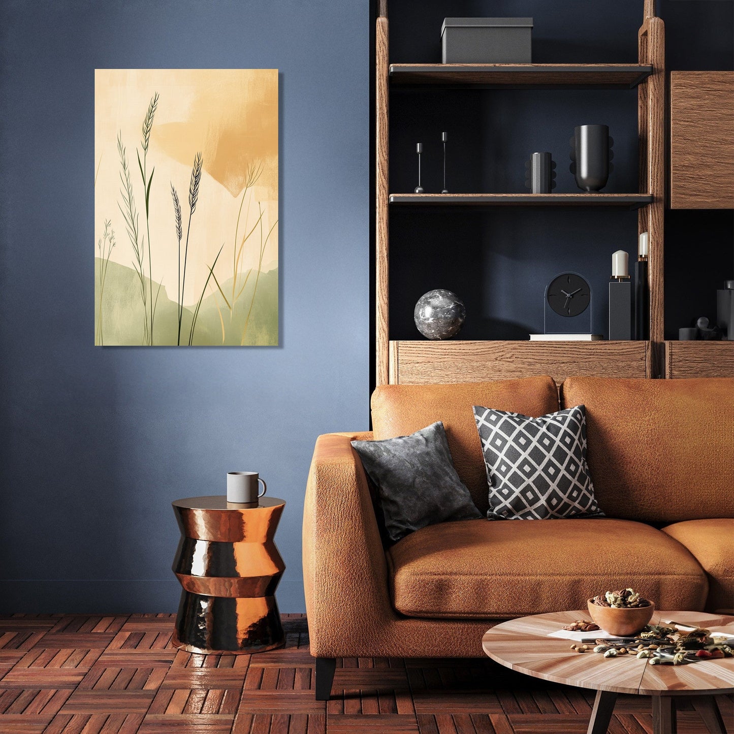 Golden Grasslands Canvas