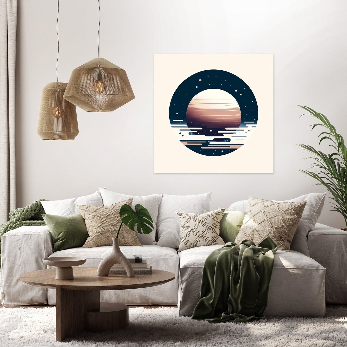 Silent Cosmos Canvas