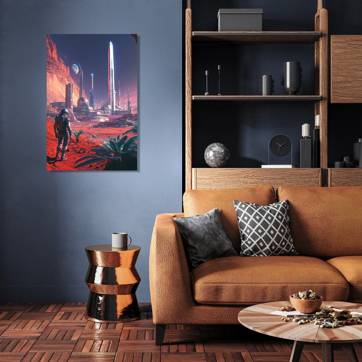 Martian Cityscape Canvas