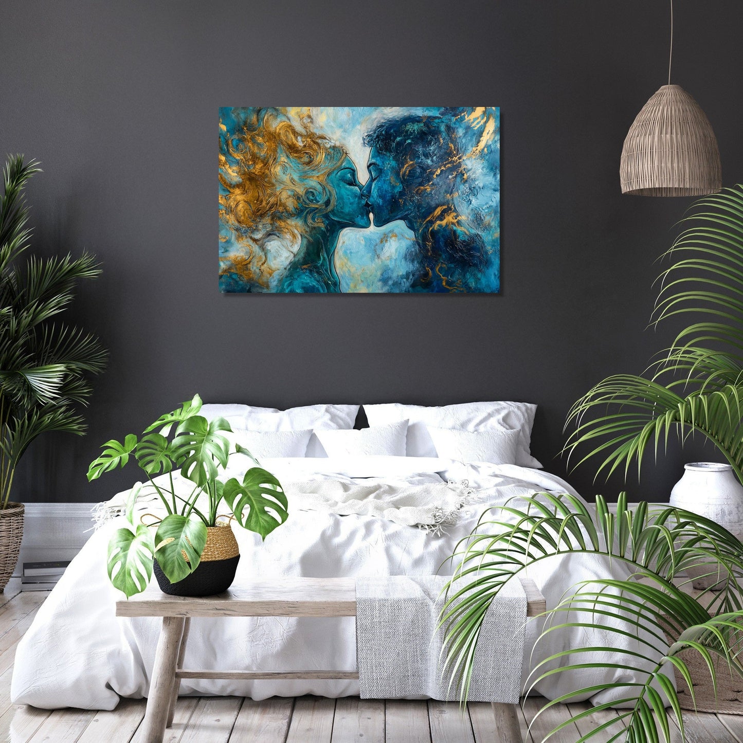 First Kiss Canvas