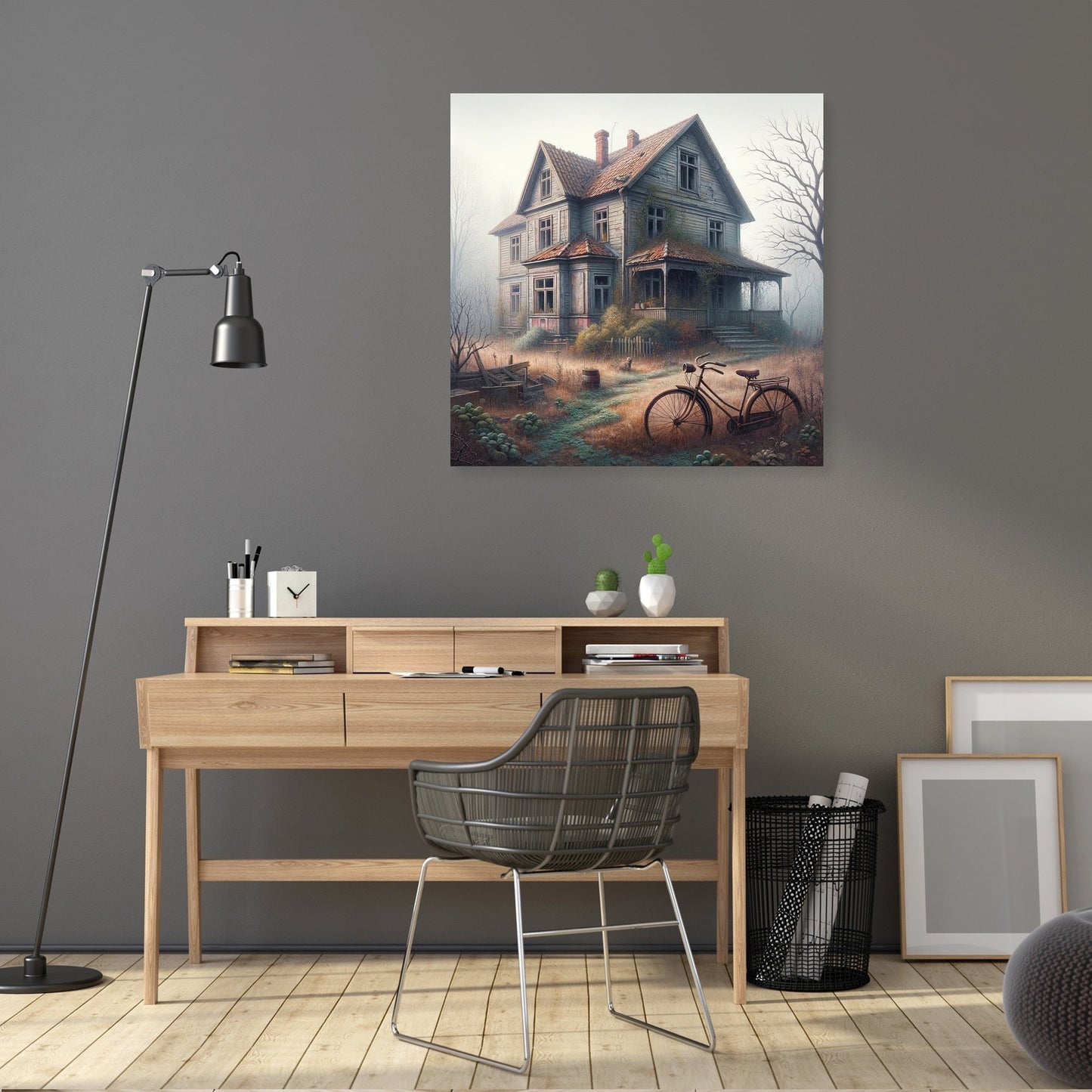 Suburban Relic Home Canvas