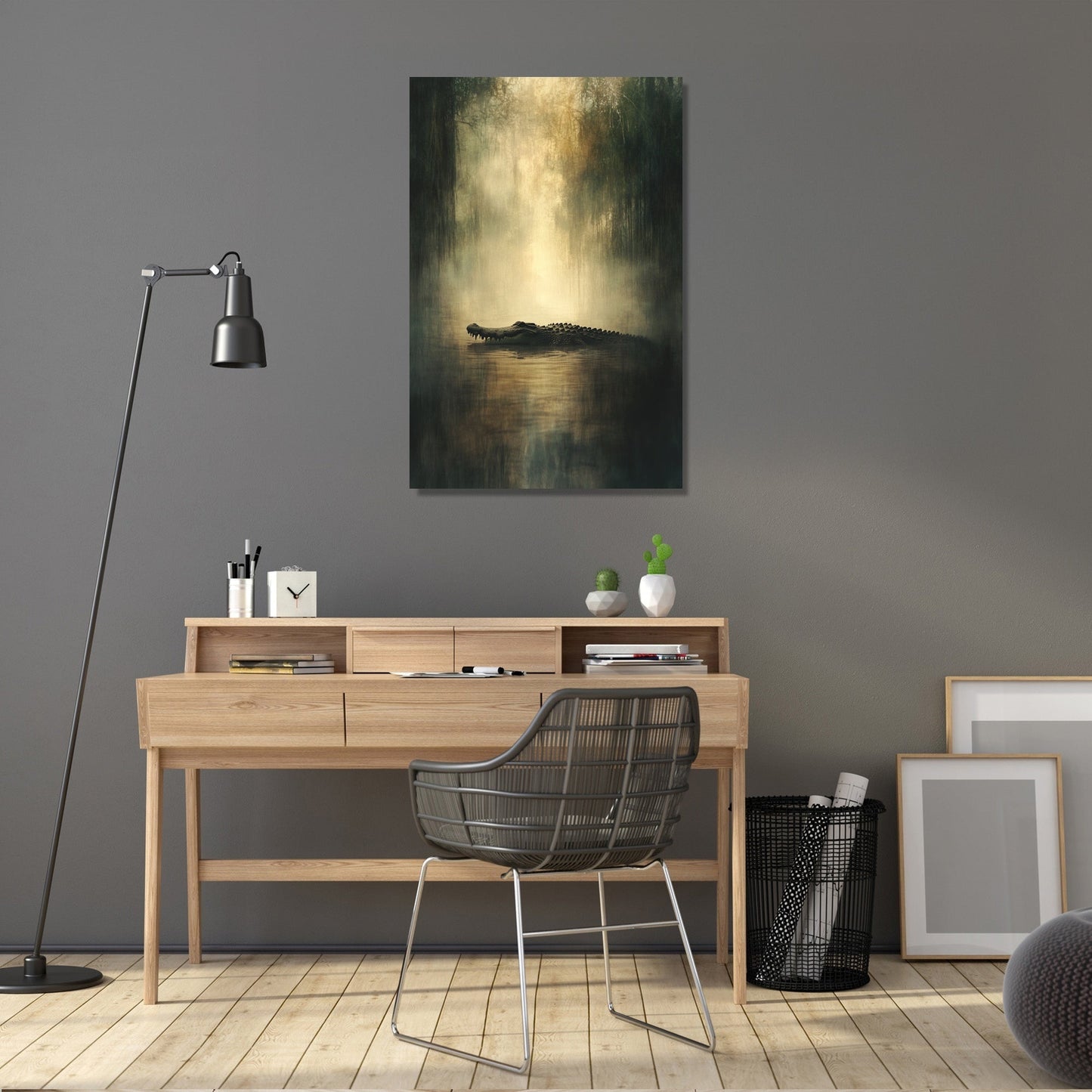 Crocodile Mistafield Canvas