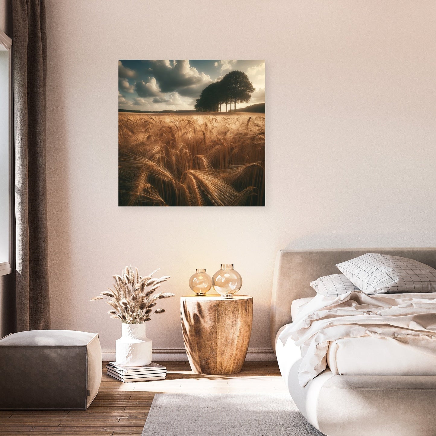 Golden Wheatfield Canvas