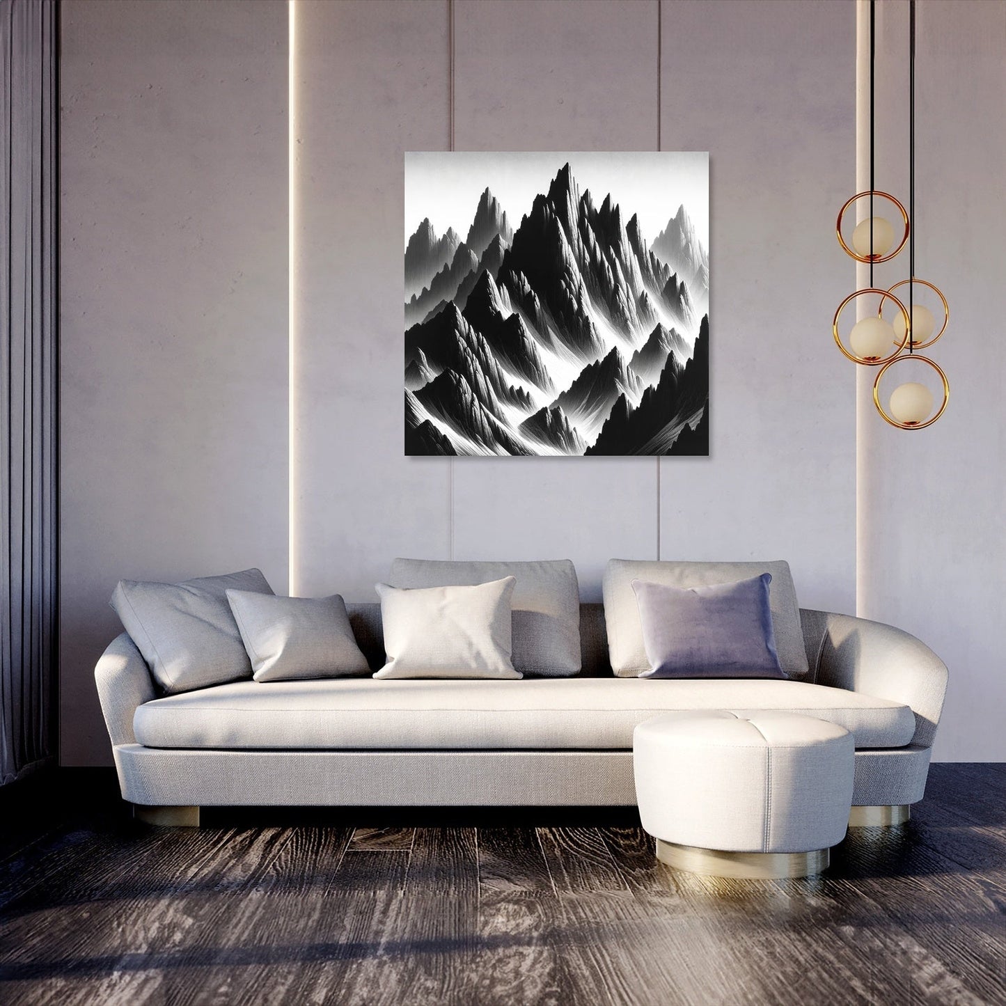 Summit Shadows Canvas