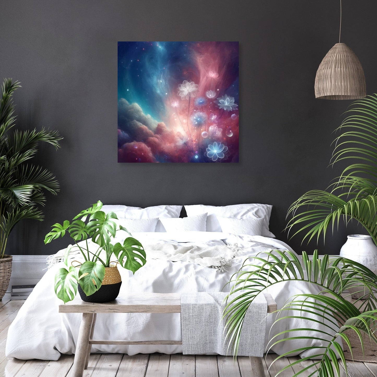 Nebula Garden Canvas