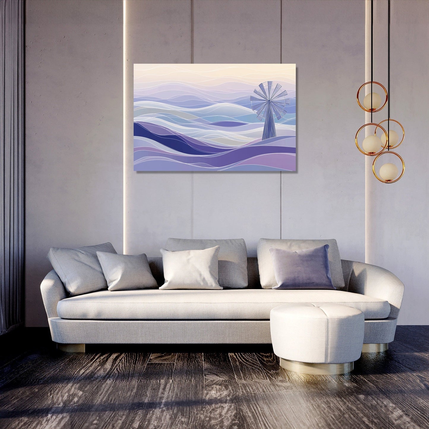 Windmill Harmony Canvas