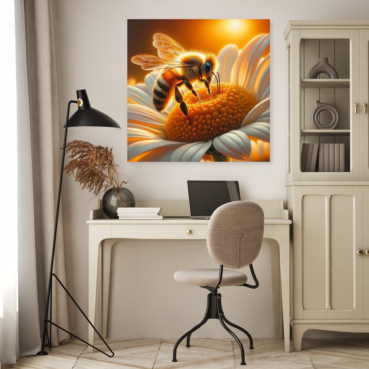 Gentle Guardian Bee Canvas