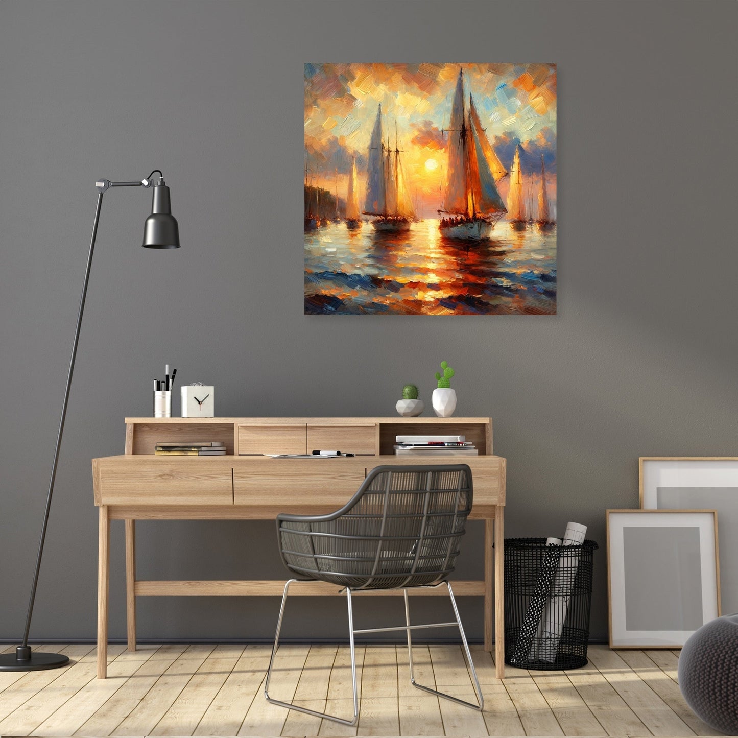 Harbor Glow Canvas