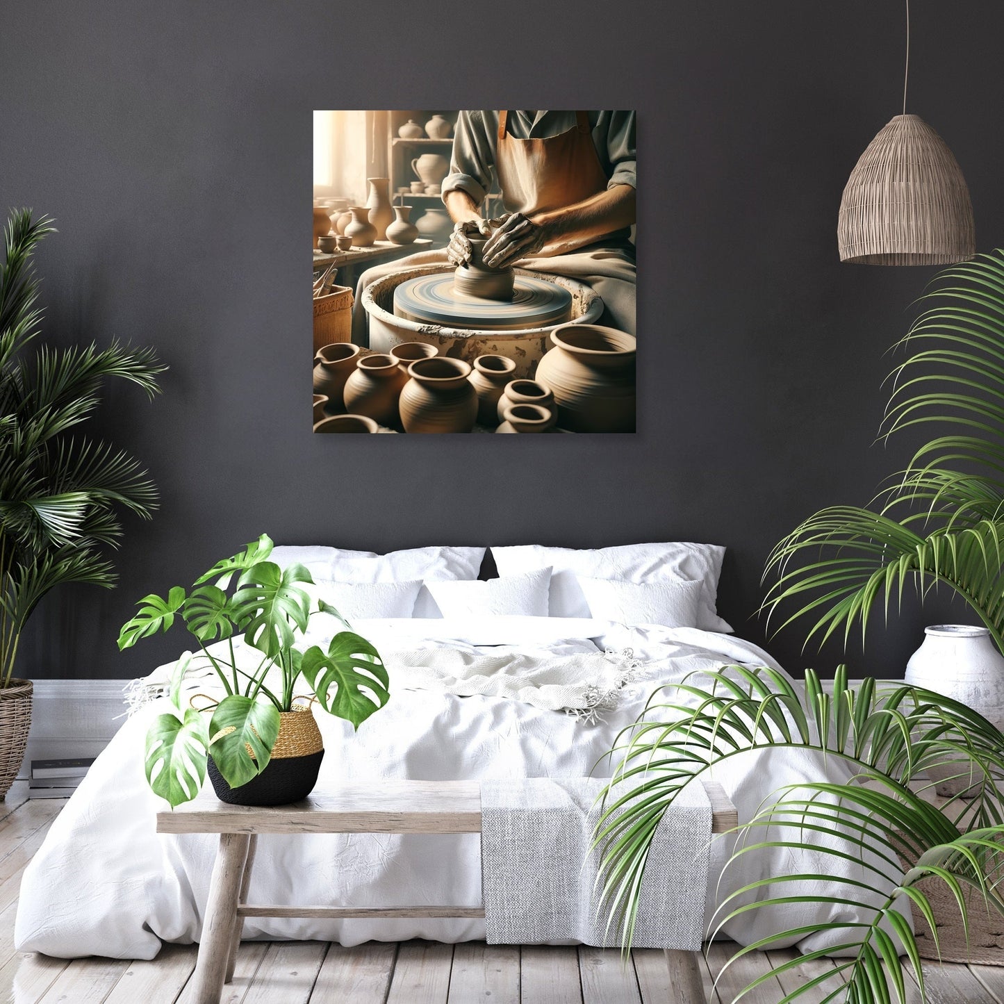 Earthen Hands Canvas