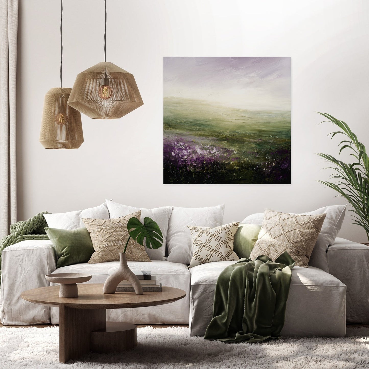 Yorkshire Rose Mist Canvas