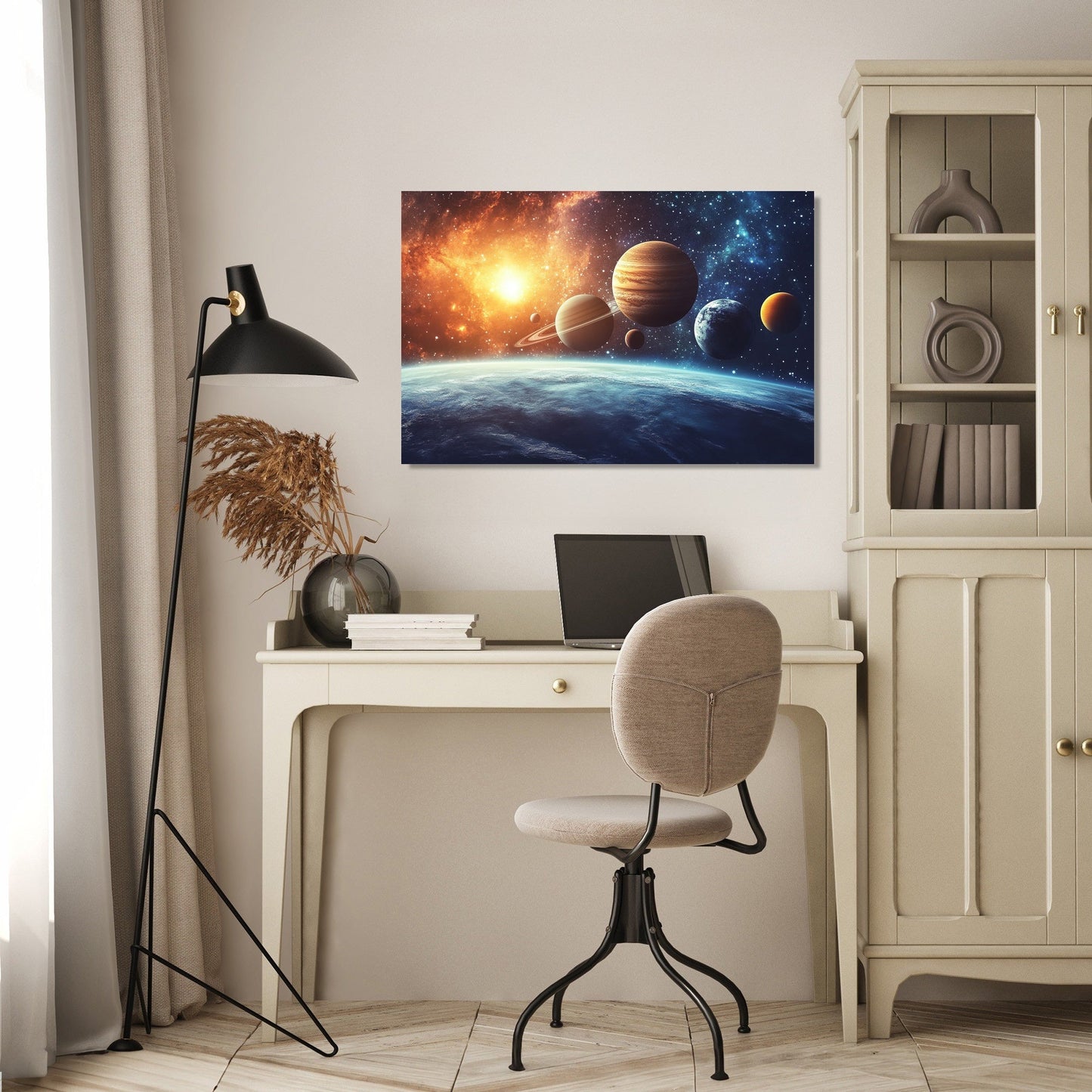 Planetary Elegance Canvas