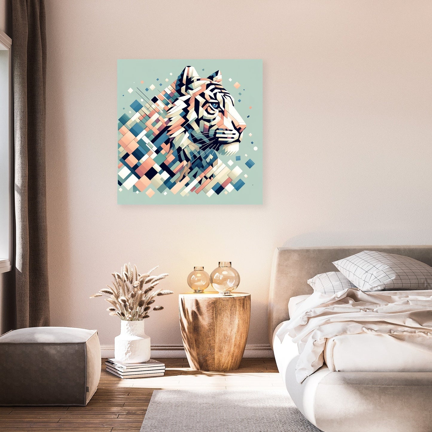 Echoes of the Wild Tiger Canvas