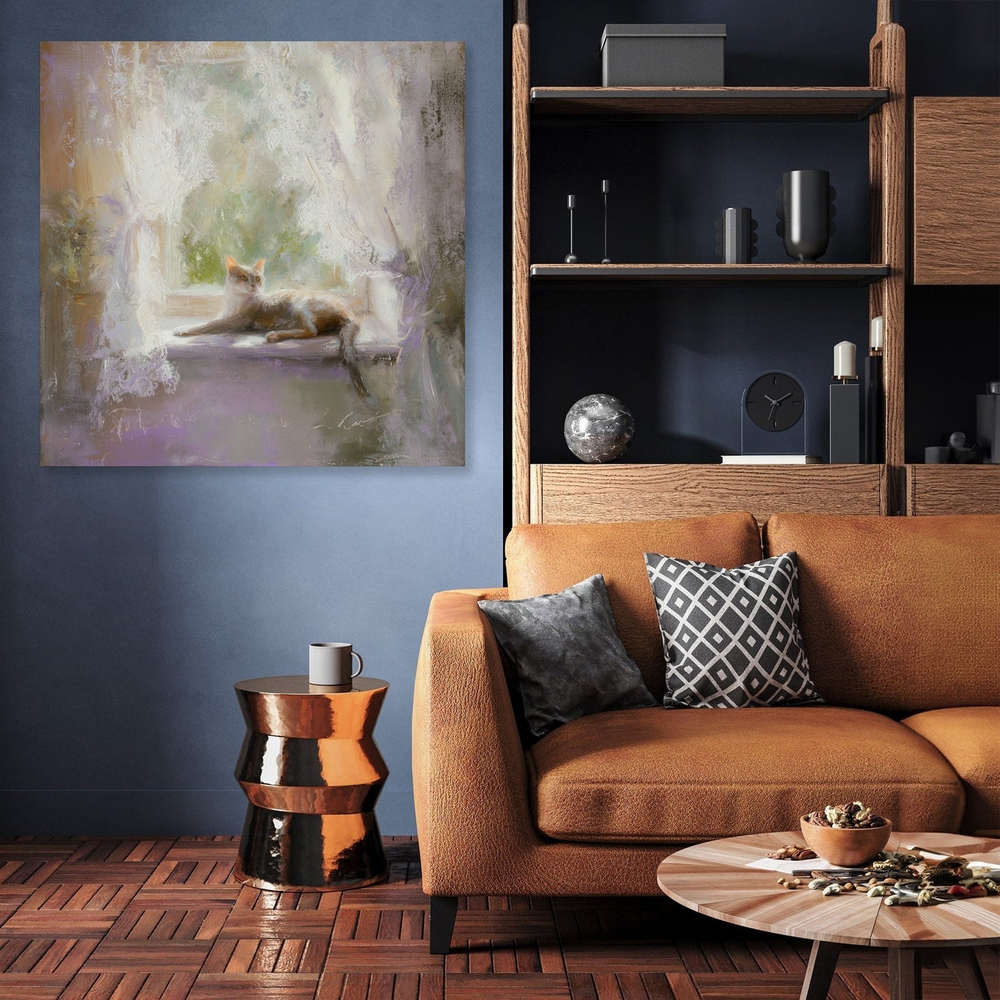 Afternoon Whiskers Canvas