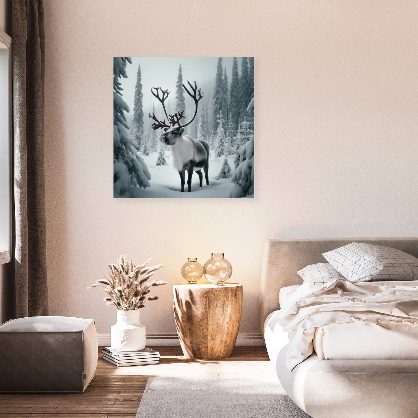 Reindeer Majesty Canvas