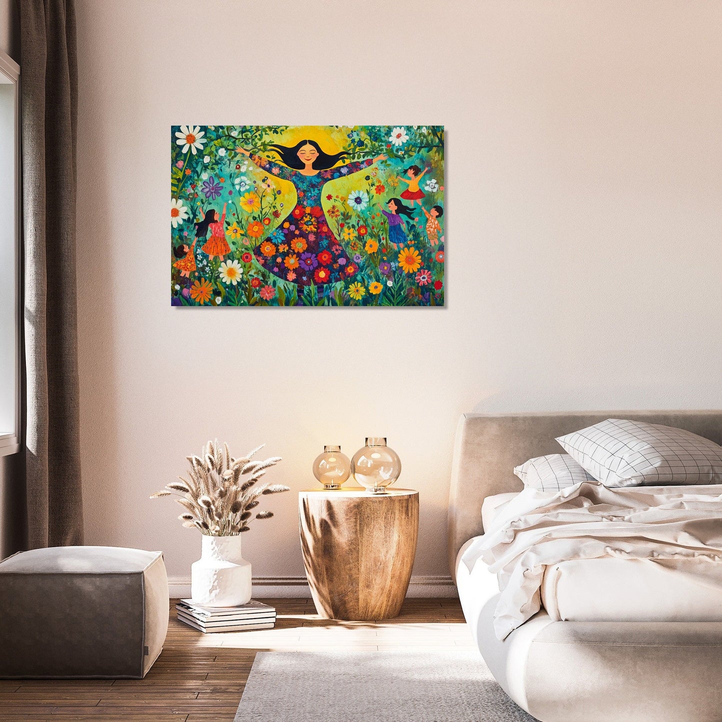 Maternal Garden Canvas