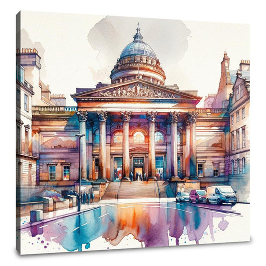 Edinburgh Walker Gallery Watercolor Essence Canvas