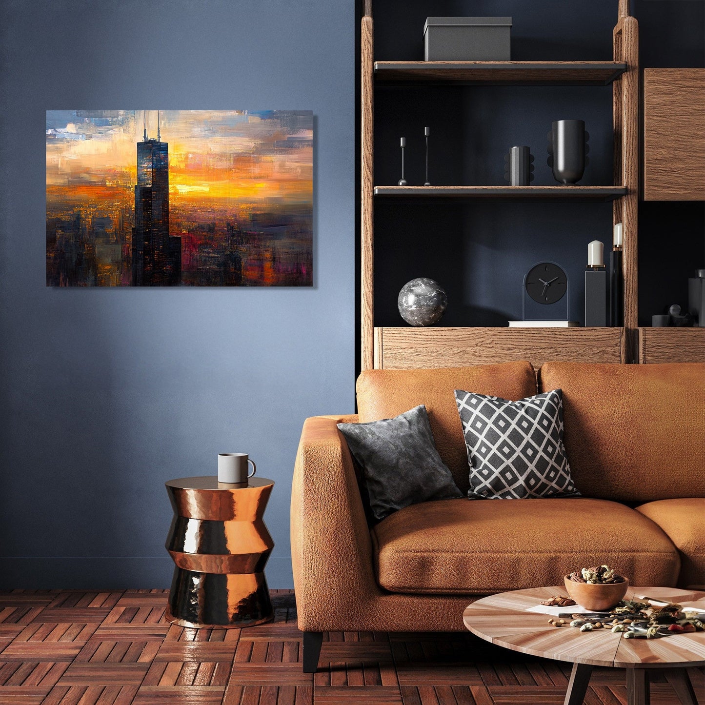 Willis Tower Evening Canvas