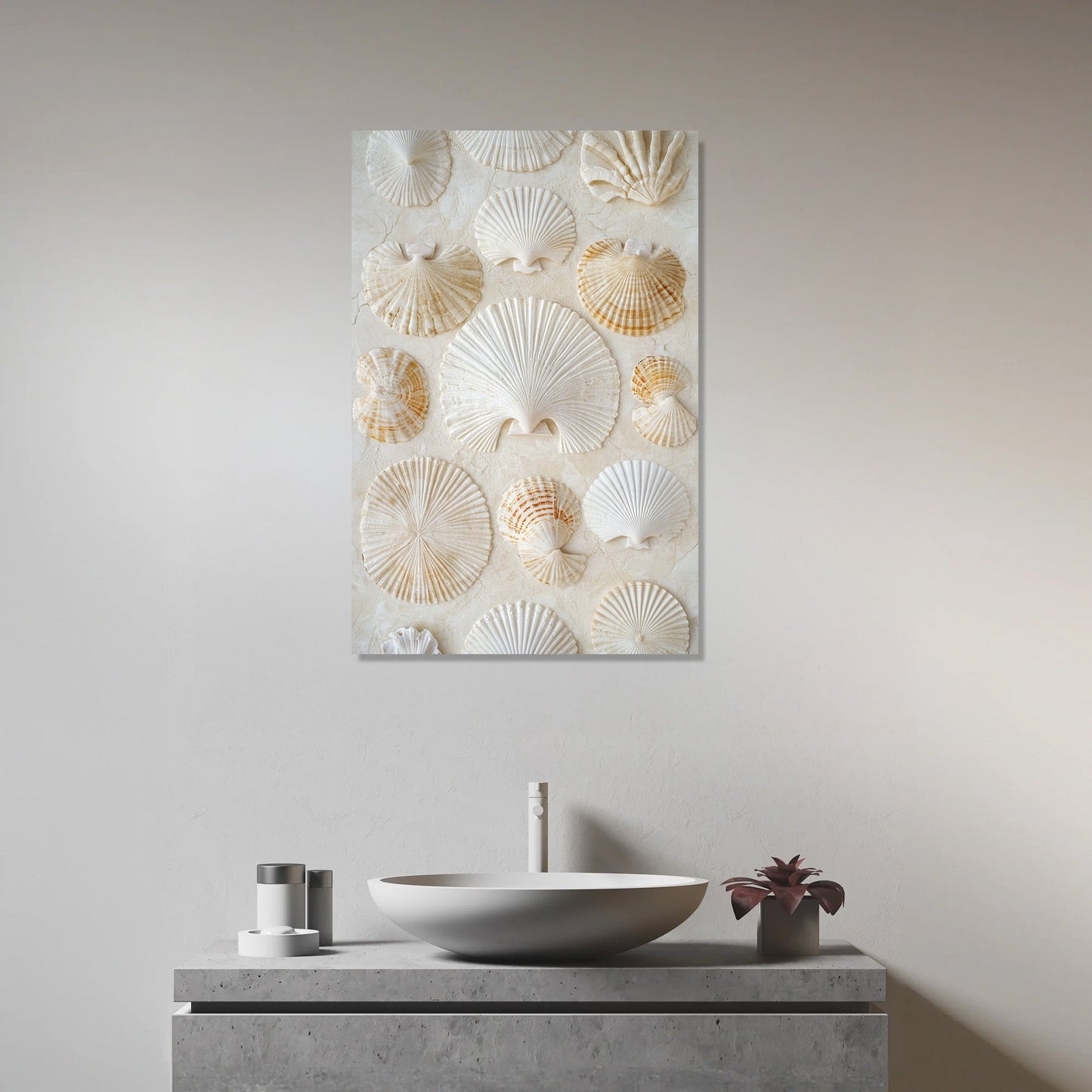 Seashell Serenity Canvas