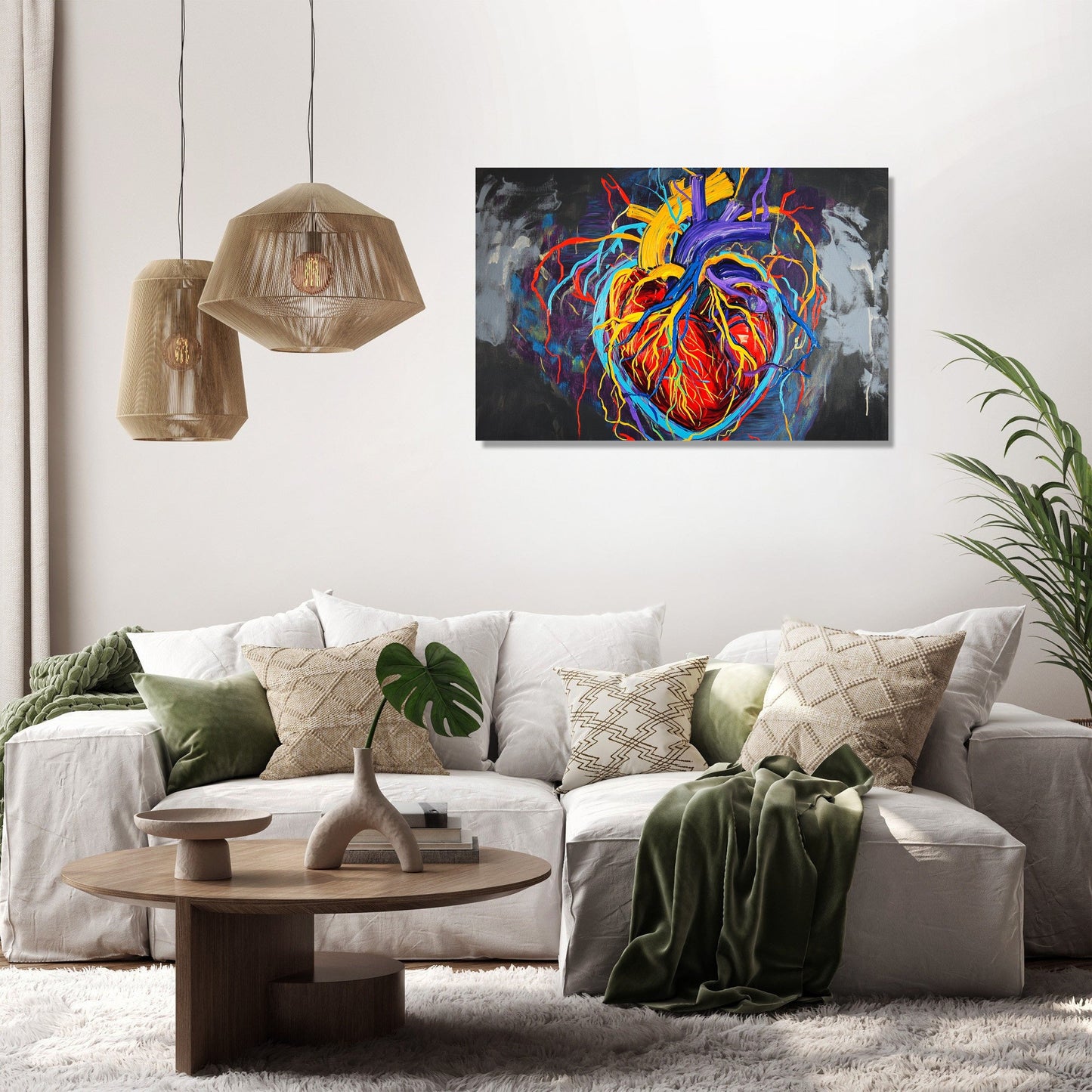 Pulsating Heartbeat Canvas