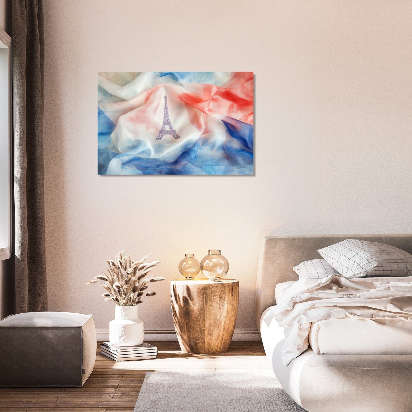 Eiffel Tricolour Canvas