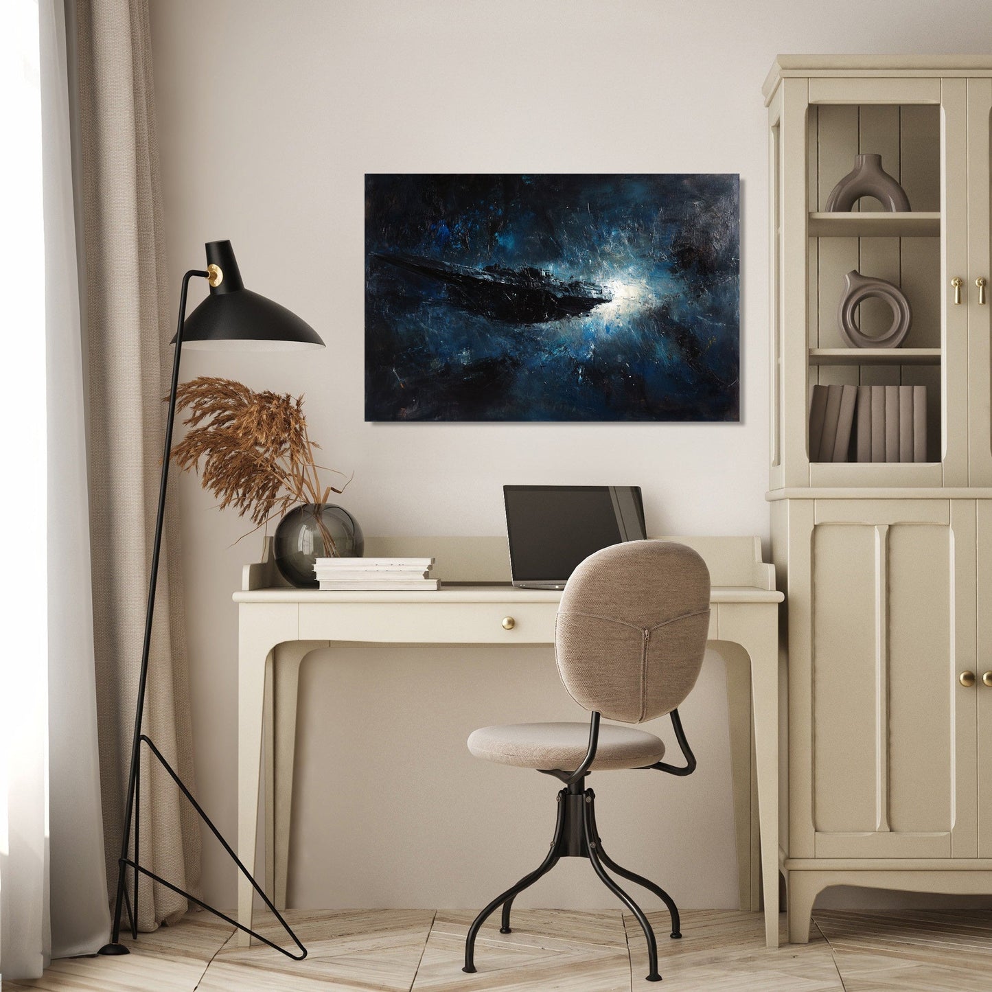 Abandoned Spaceship Canvas
