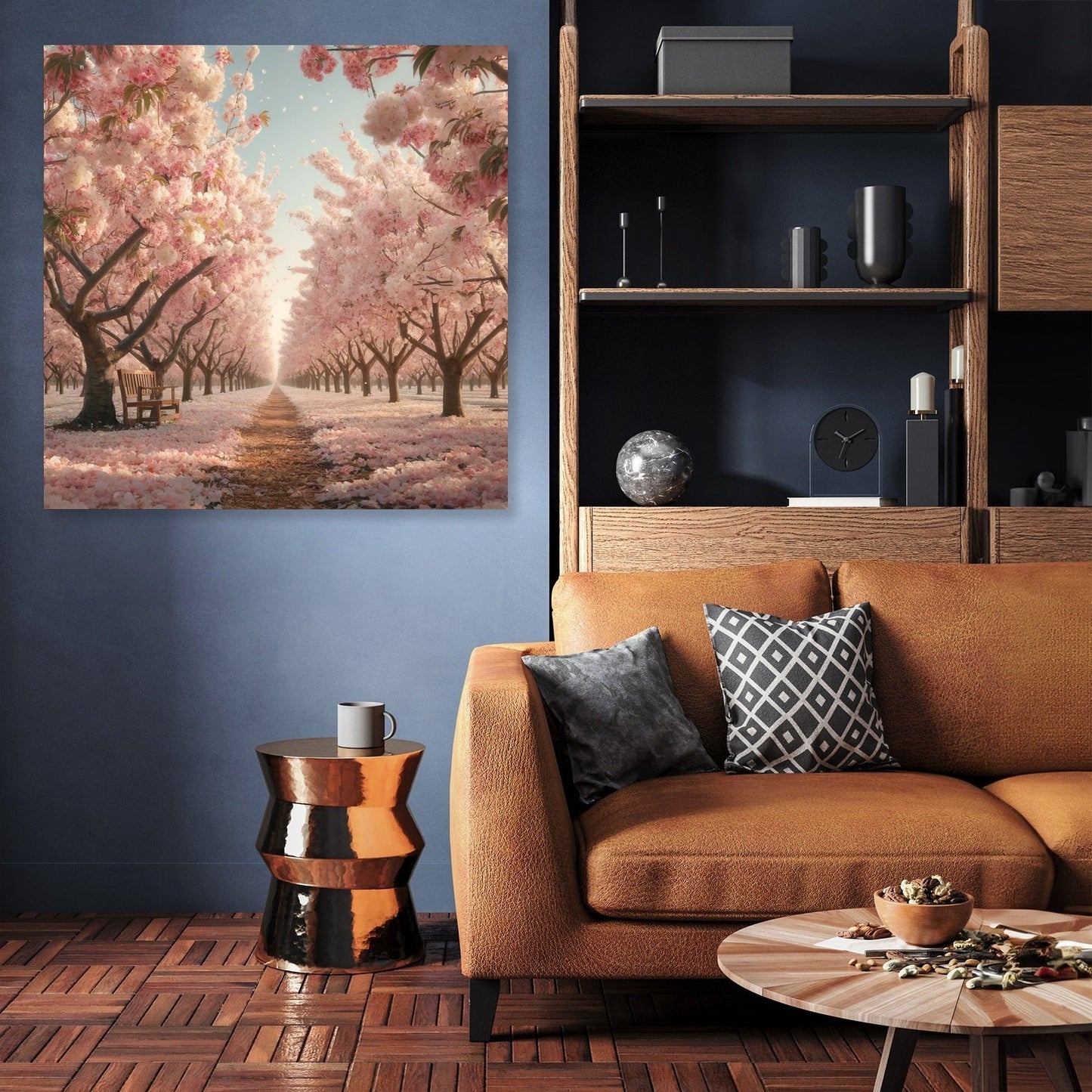 Cherry Blossom Orchard Canvas