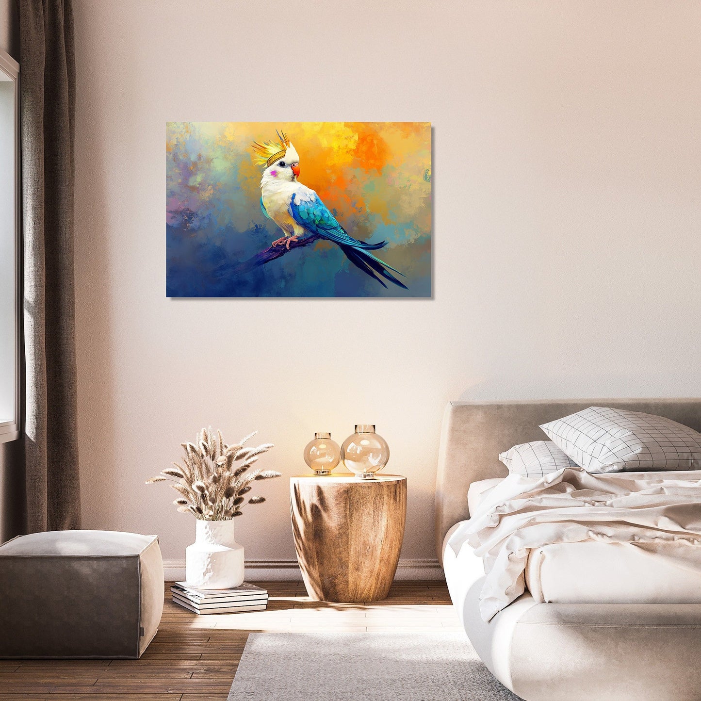 Regal Cockatiel Canvas