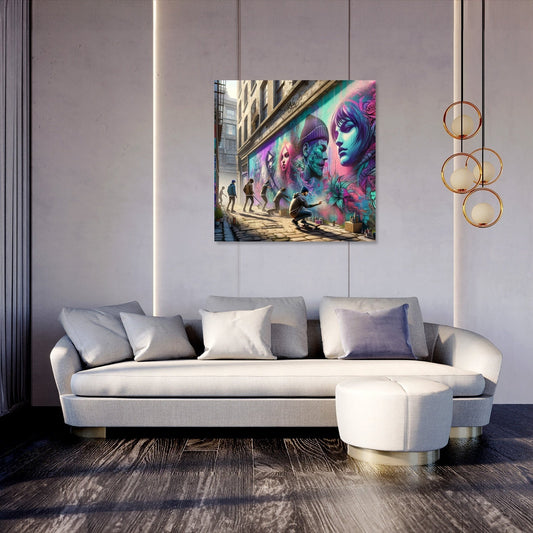 Alleyway Artistry Canvas