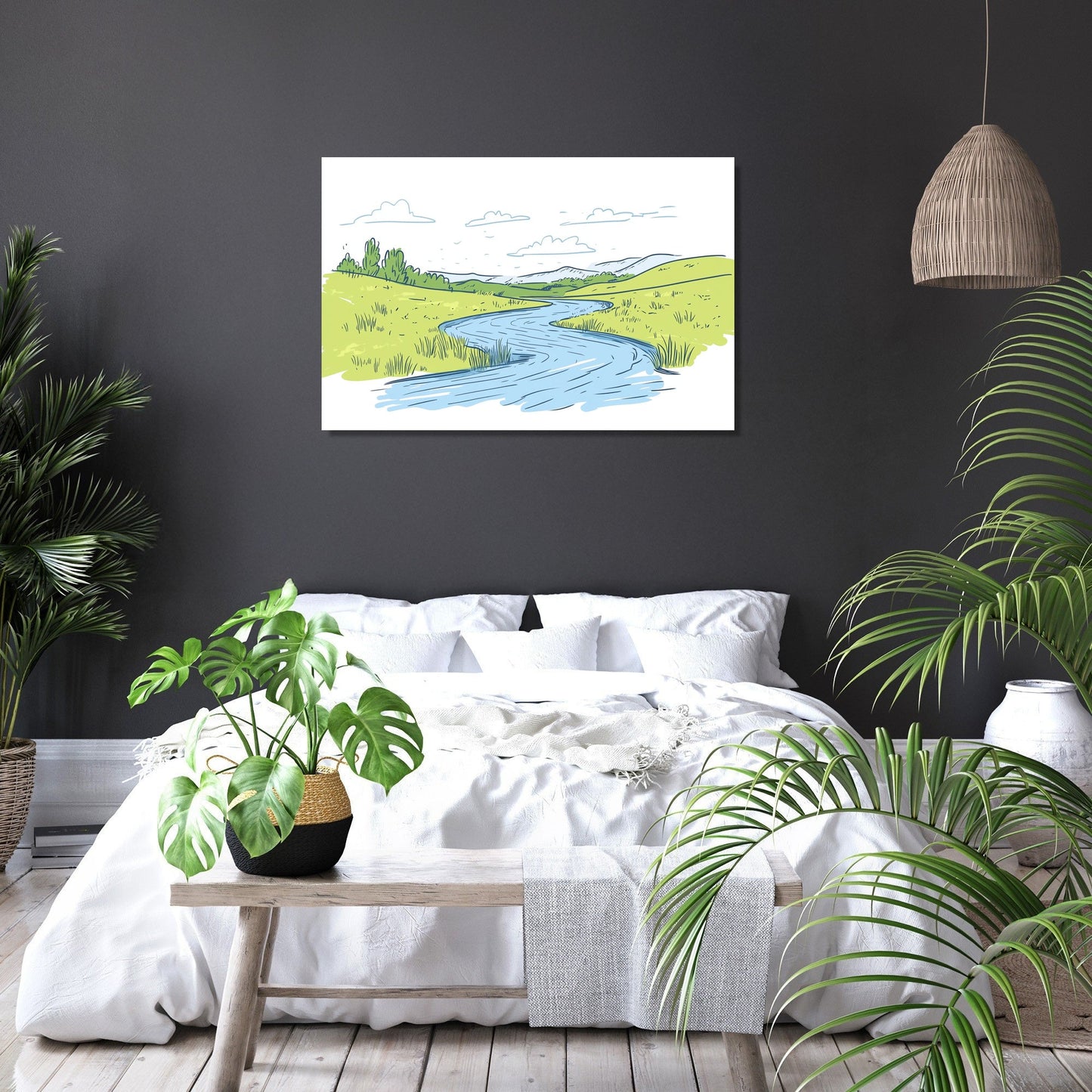 River's Whisper Canvas