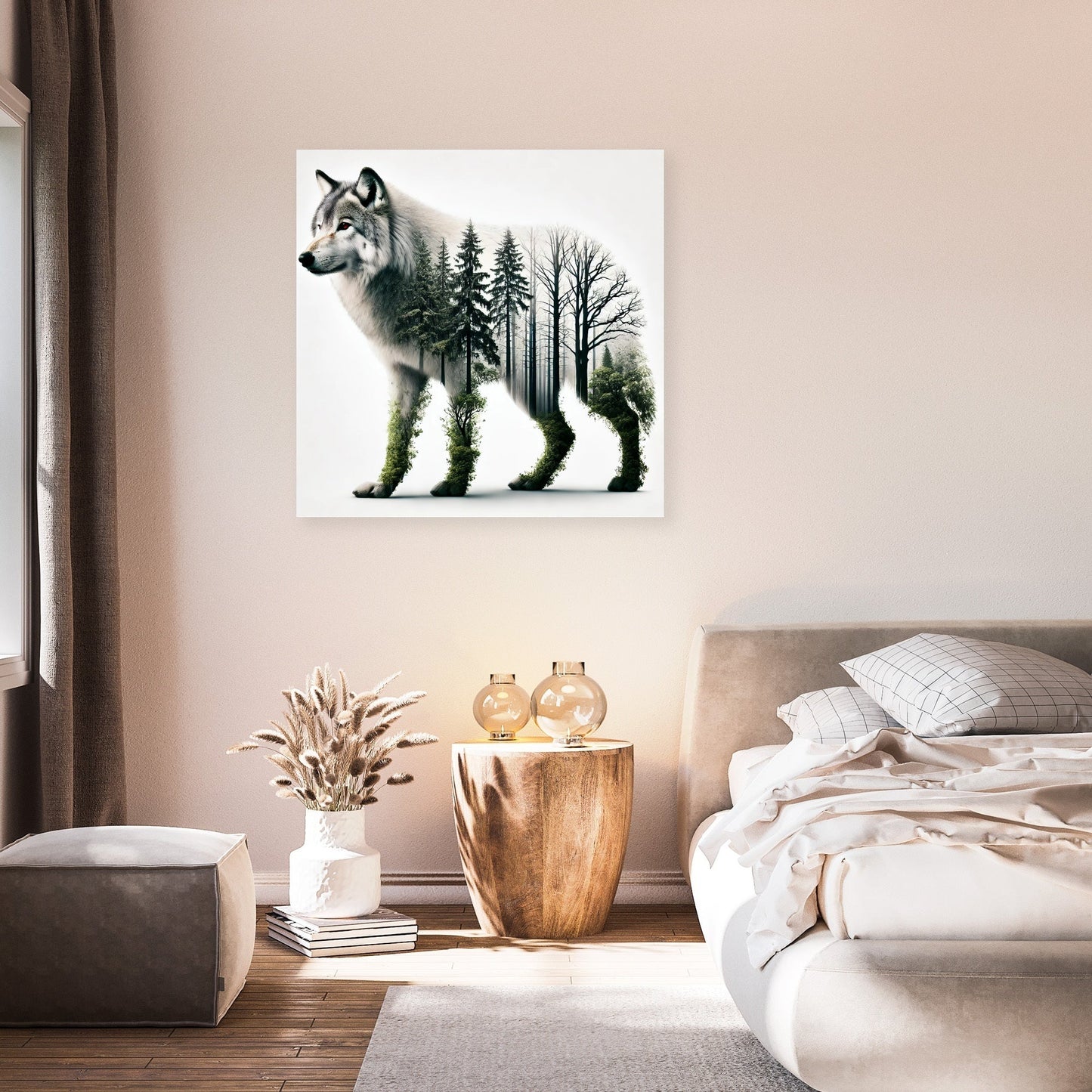 Wolf's Forest Spirit Canvas