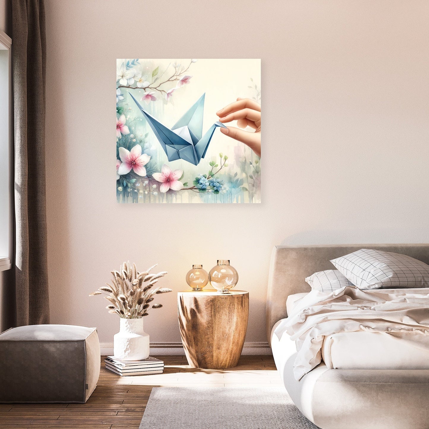 Origami Serenity Canvas