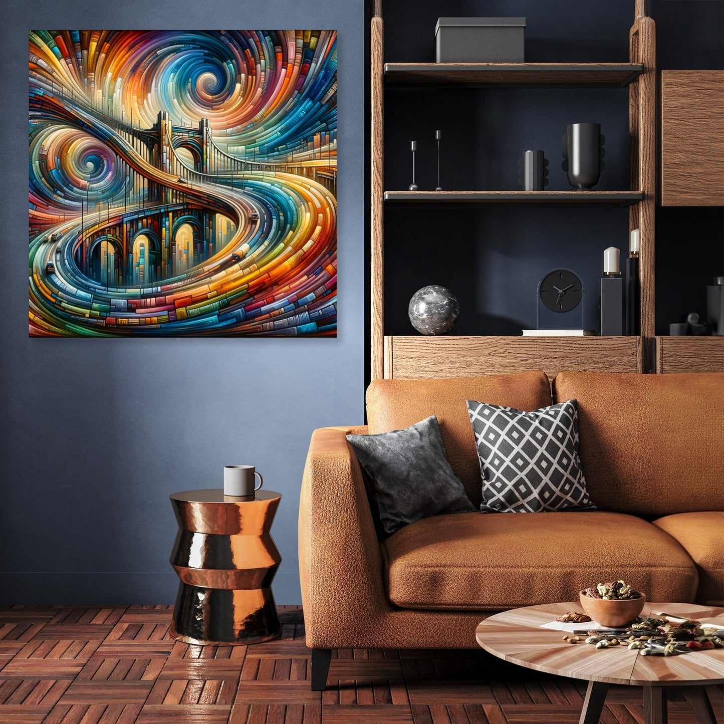 Timeless Bridge Spectrum Canvas