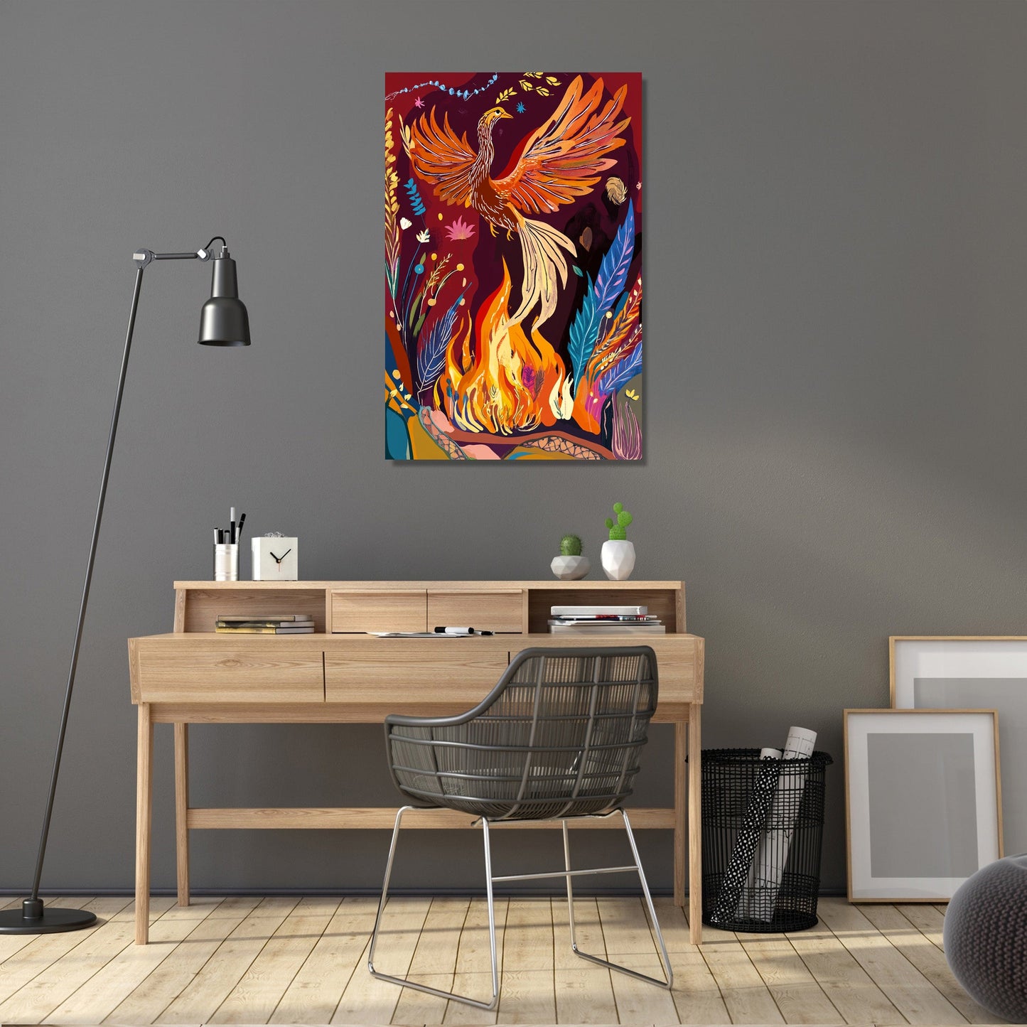Phoenix Rebirth Celebration Canvas