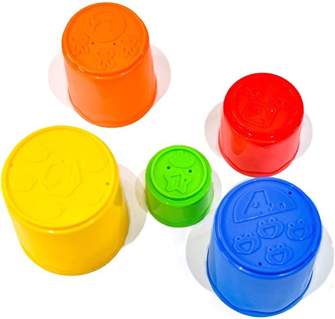My First Stacking Cups Early Development Sensory Toy